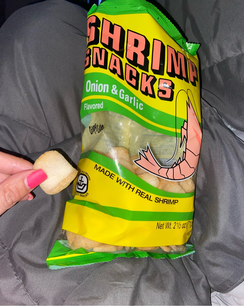 Marco Polo Shrimp Snacks, Onion and Garlic Flavor