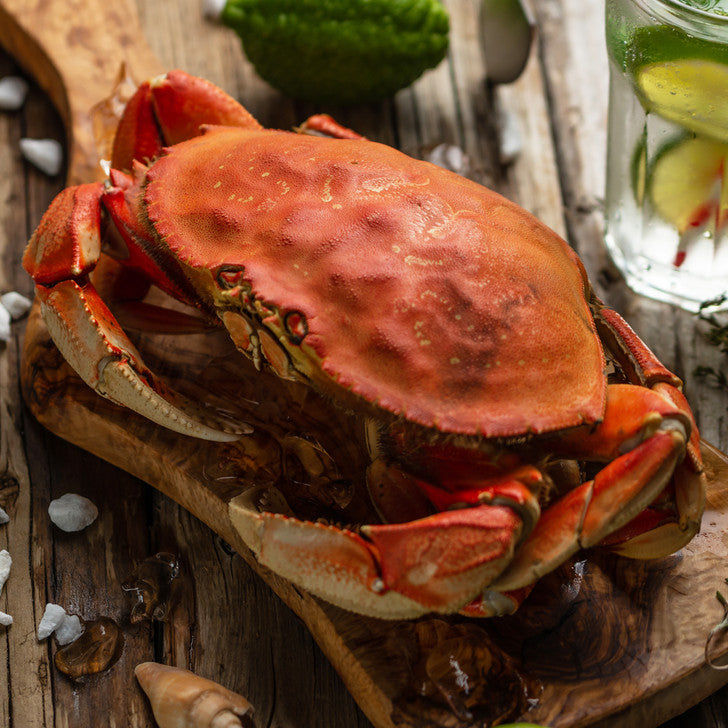 Whole-Cooked Jumbo Alaska Dungeness Crab